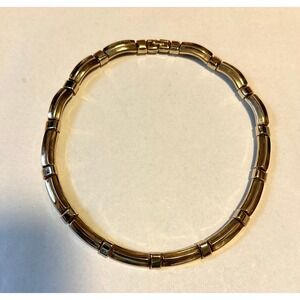 Vintage Trifari Pat. Pend. Gold Tone Choker Necklace